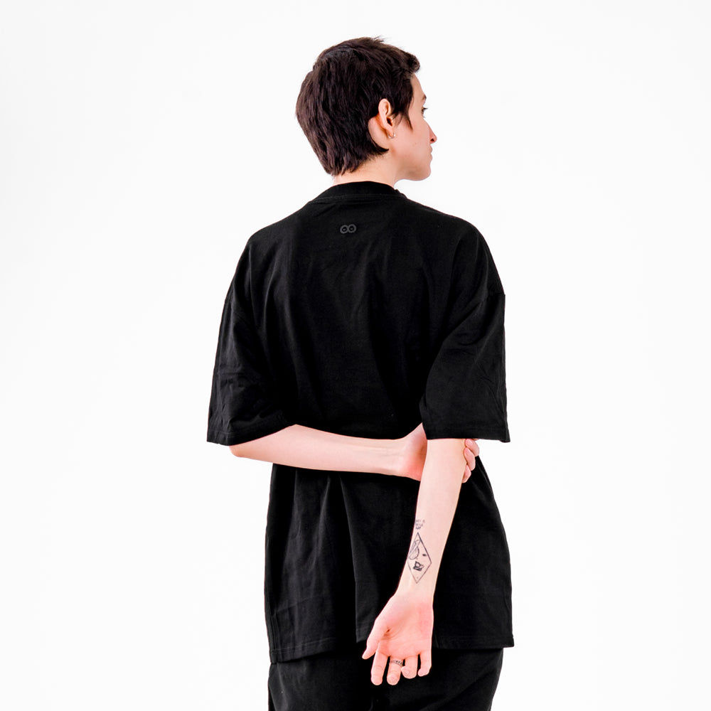 CAMISETA OVERSIZE DRAKE - NEGRO