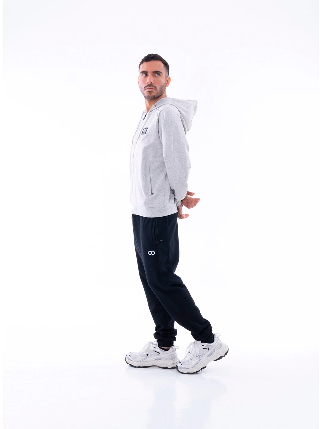 CHAQUETA ICE- GRIS JASPE CLARO