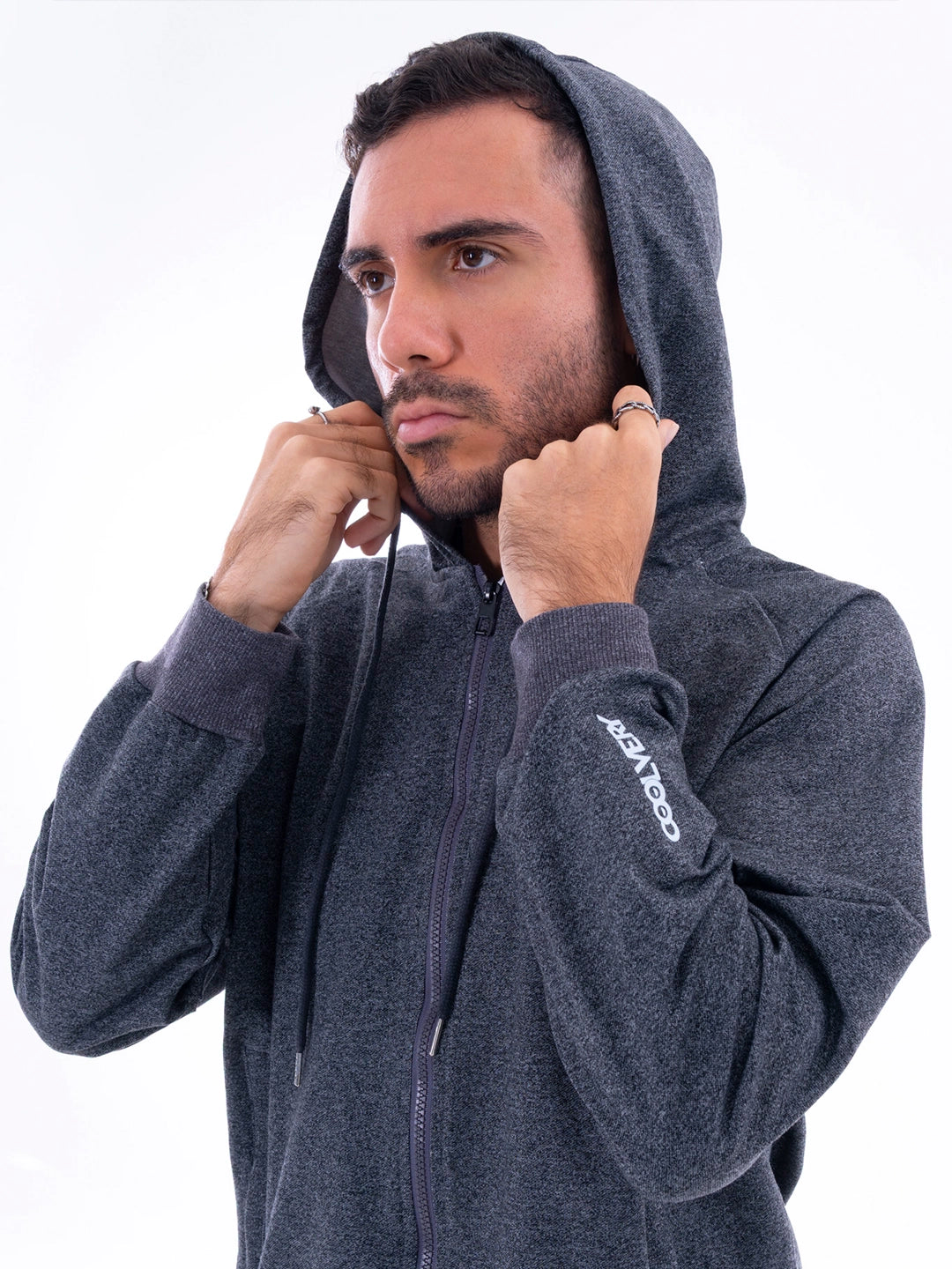 CHAQUETA ICE- GRIS JASPE OSCURO