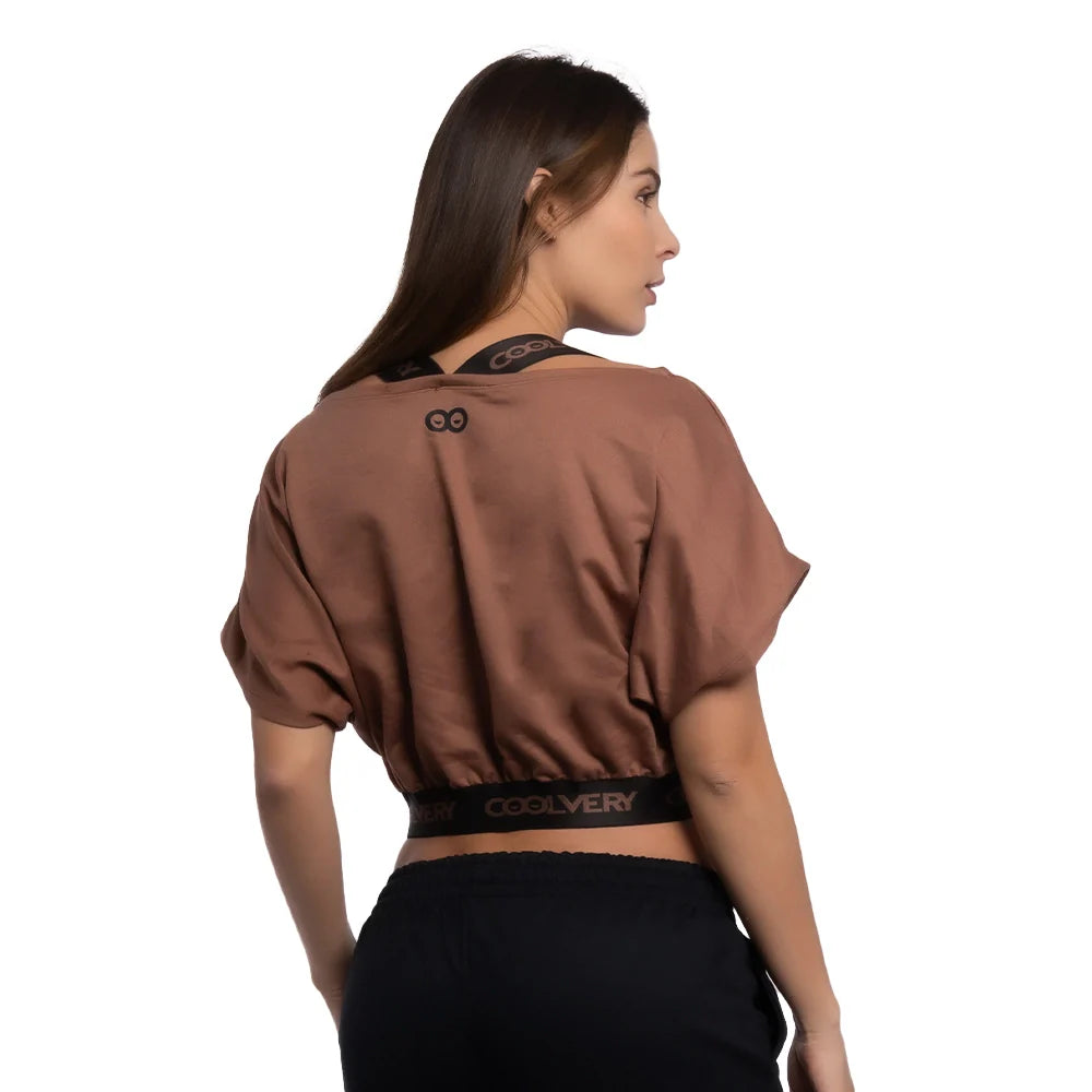 Blusón Urbano de Mujer Diamond - Cafe Castaña