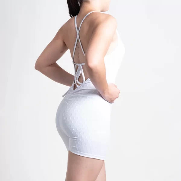 ENTERIZO SALMA CORTO CAPRICE-BLANCO