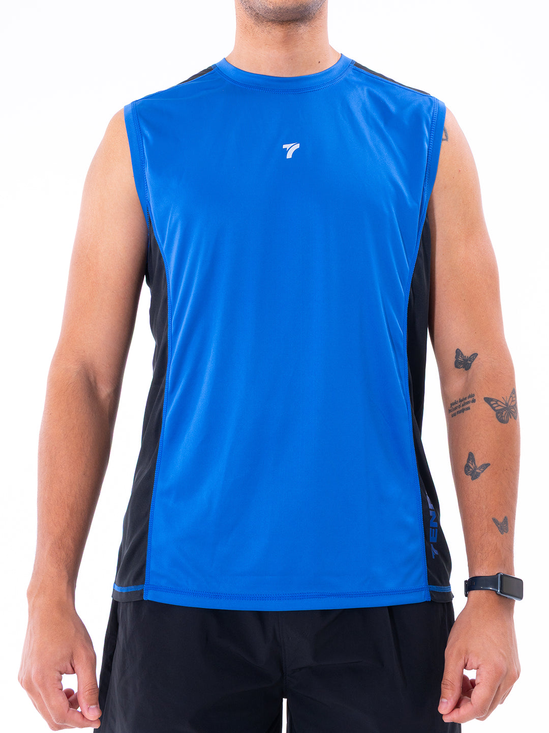 CAMISILLA DUO DRIFIT - AZUL REY- NEGRO