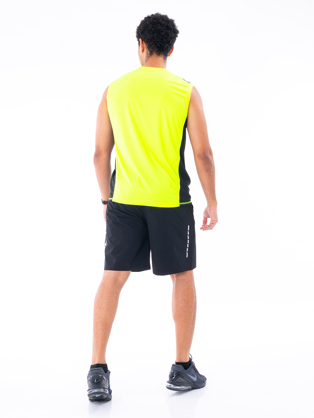 CAMISILLA DUO DRIFIT - AMARILLO NEON - NEGRO