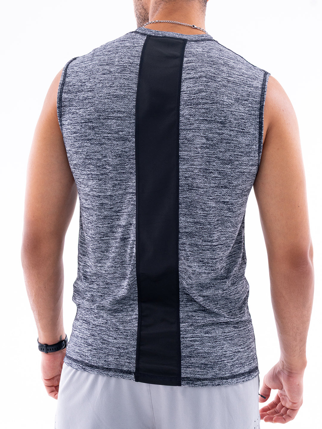 CAMISILLA FLEX FORCE- GRIS JASPE OSCURO