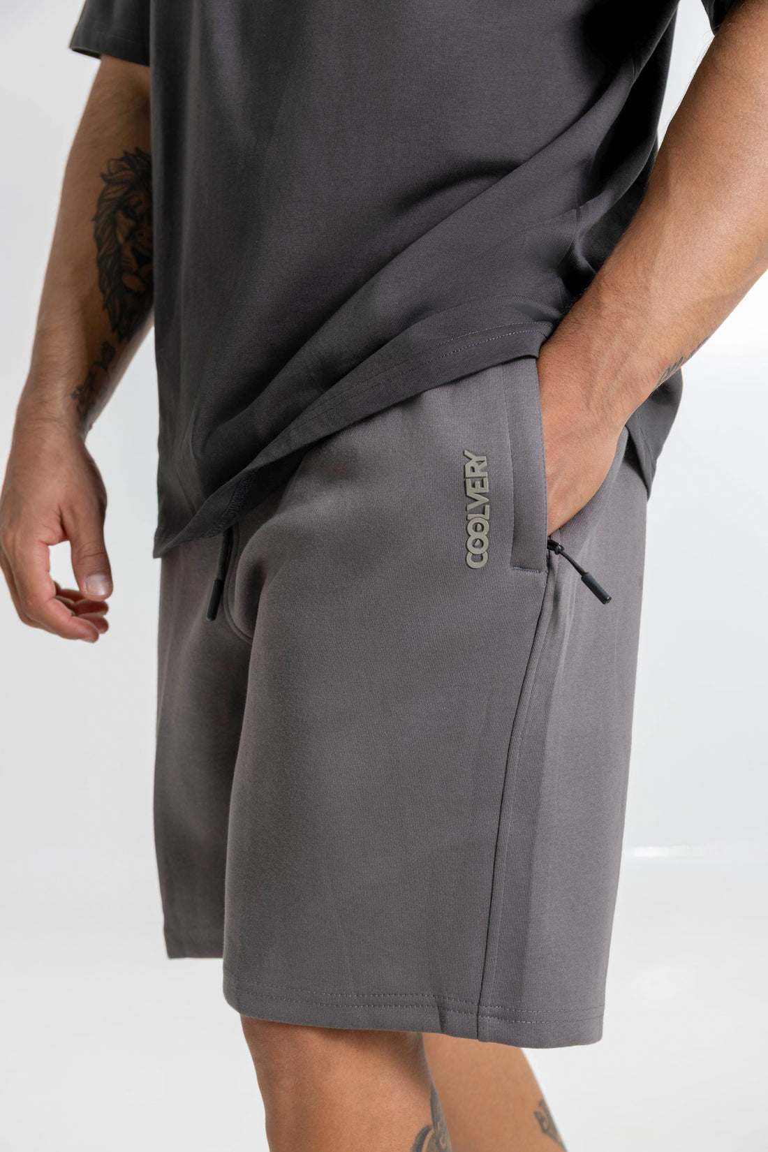 Bermuda Ross de Hombre - Gris Oscuro