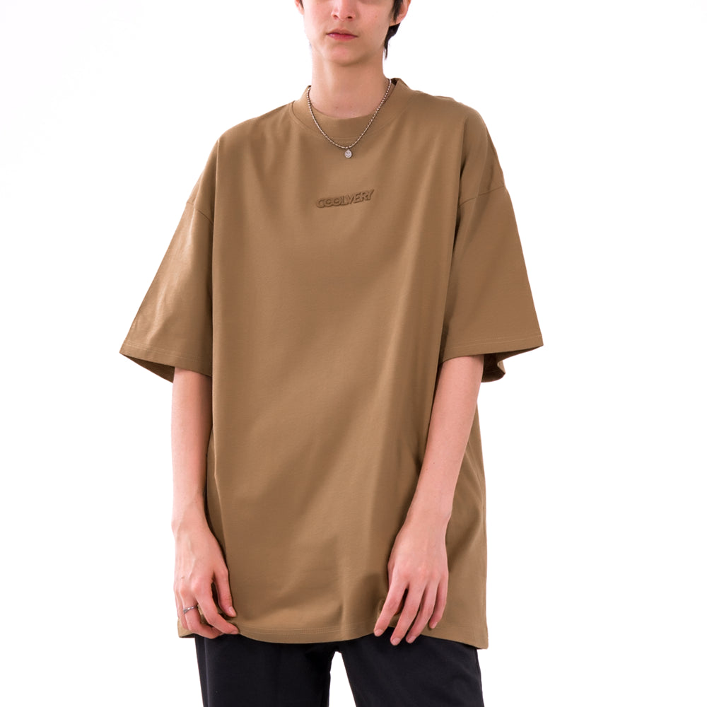 Camiseta Oversize de Hombre Drake - Caqui Claro