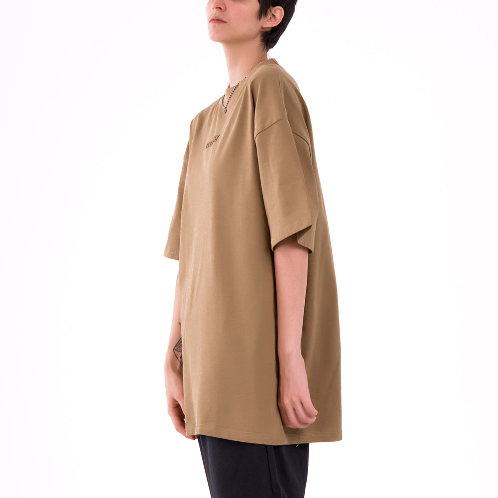 Camiseta Oversize de Hombre Drake - Caqui Claro