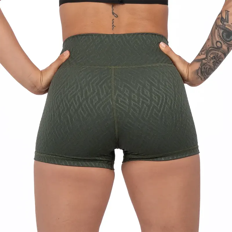 SHORT EXTRACORTO TEXTURIZADO-VERDE MILITAR