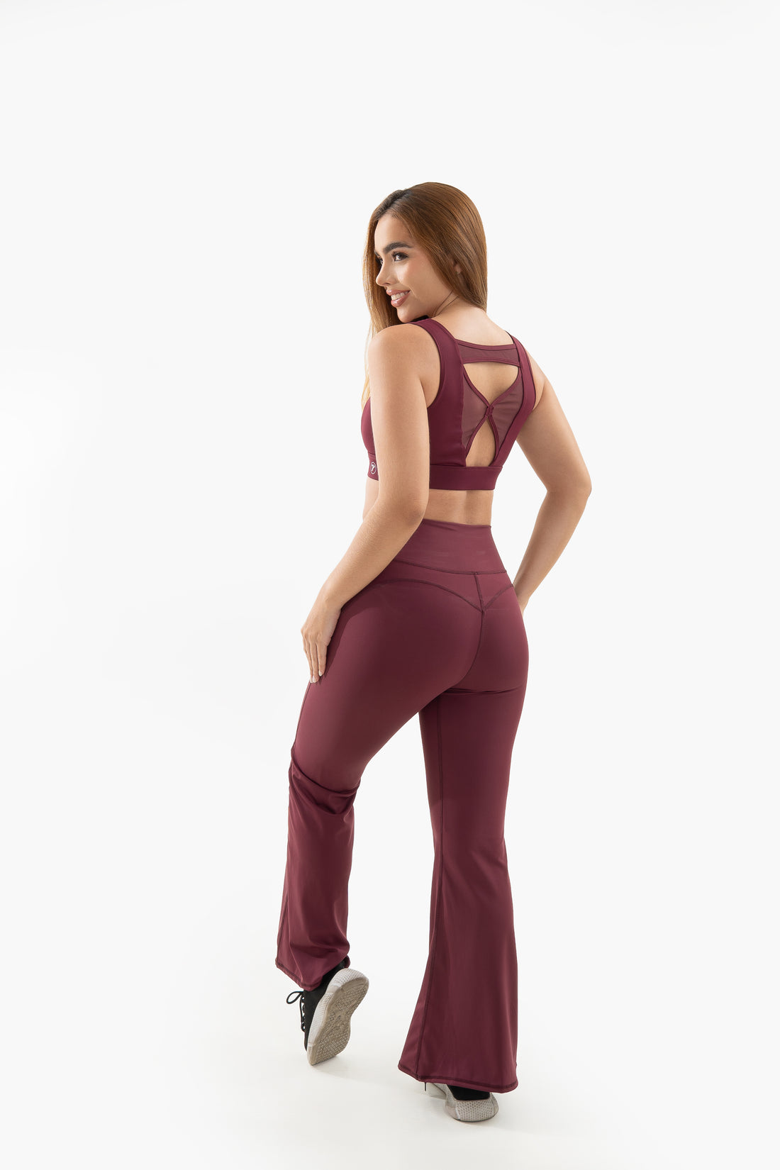Leggins Control - Mora en leche Oscuro