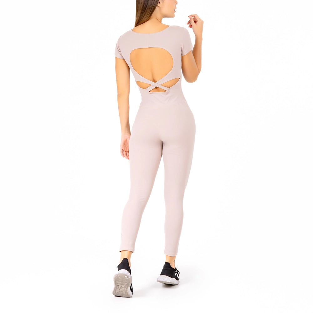 ENTERIZO LARGO EPIC - ROSA VINTAGE CLARO