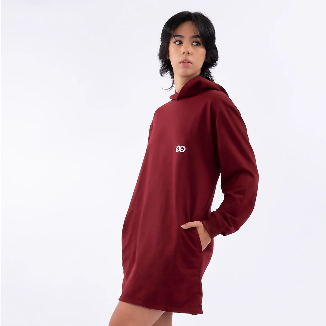 HOODIE OVERSIZE JACKSON - VINOTINTO