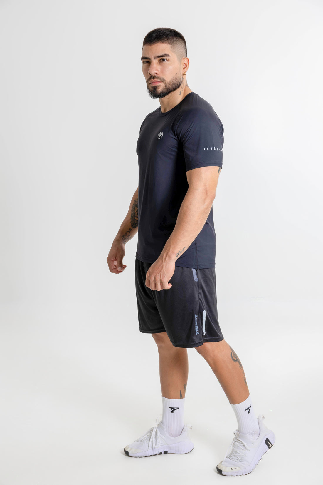 Pantaloneta Deportiva de Hombre Flex Move - Negro