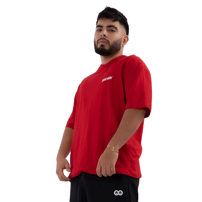 OVERSIZE TUPAC BASIC - ROJO