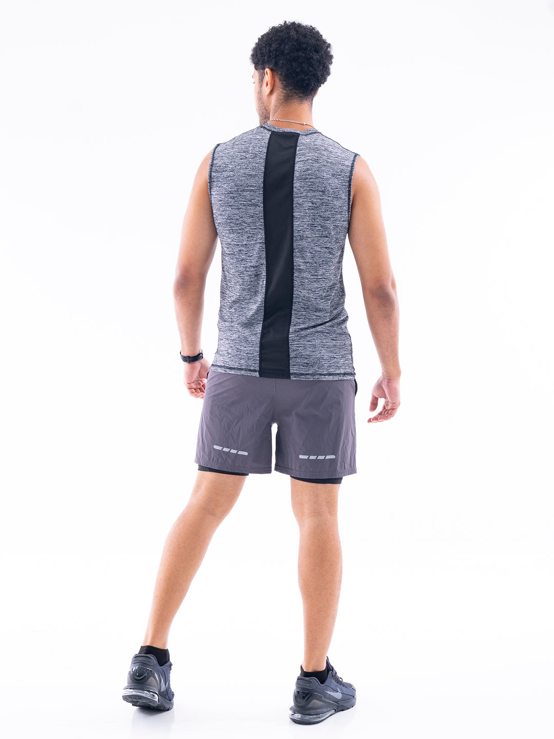 PANTALONETA NITROFIT M1- GRIS OSCURO