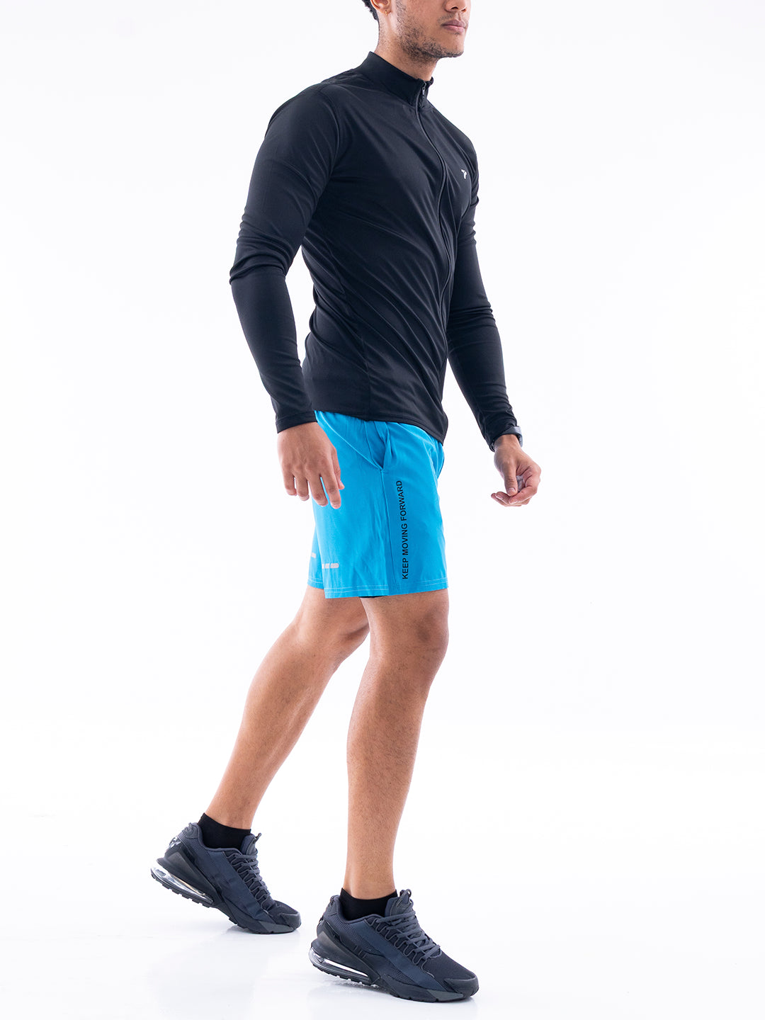 Pantaloneta Deportiva de Hombre Nitro-Fit M1 - Azul Turquesa