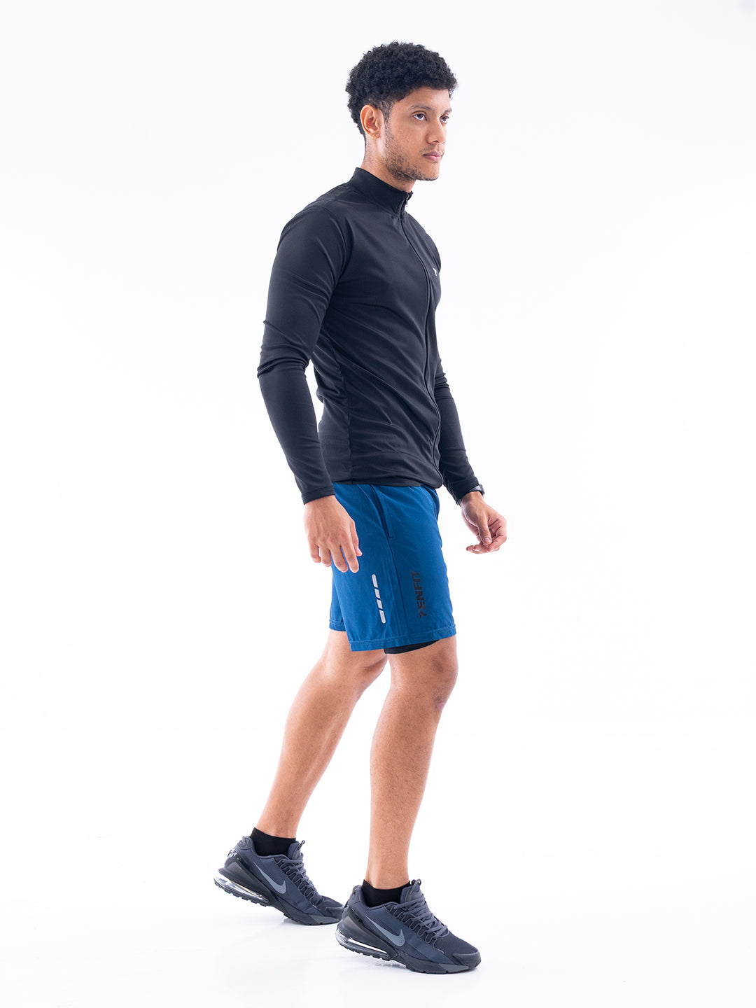 Pantaloneta Deportiva de Hombre Nitro-Fit M2 - Azul Petroleo