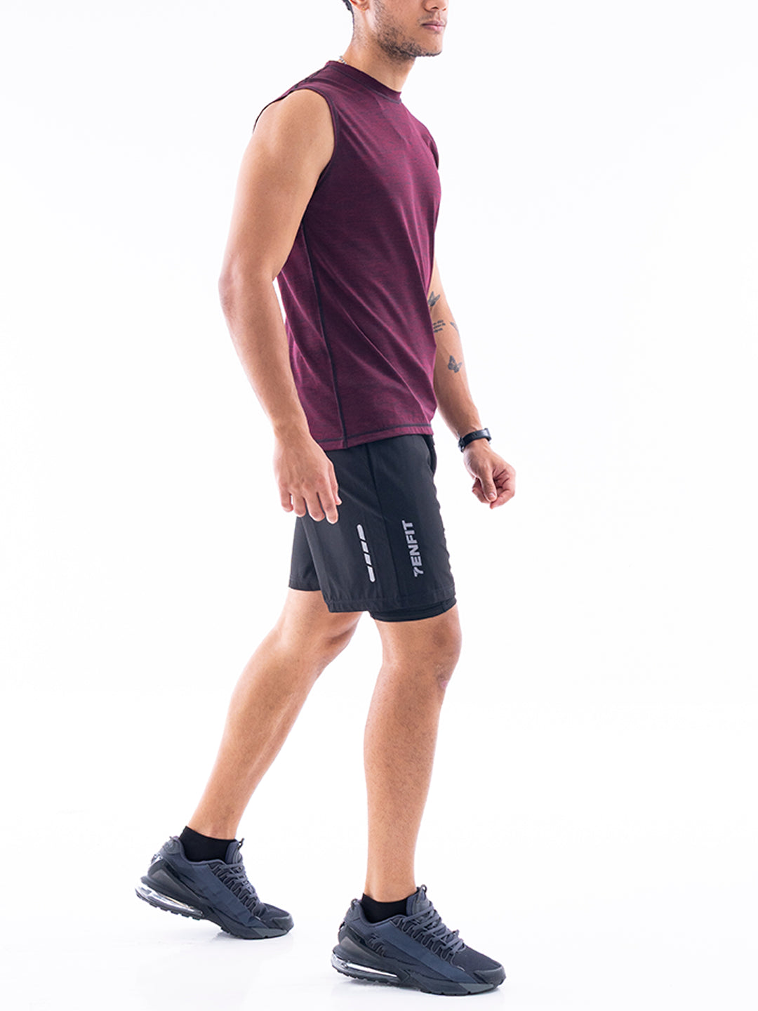 PANTALONETA NITROFIT M2- NEGRO