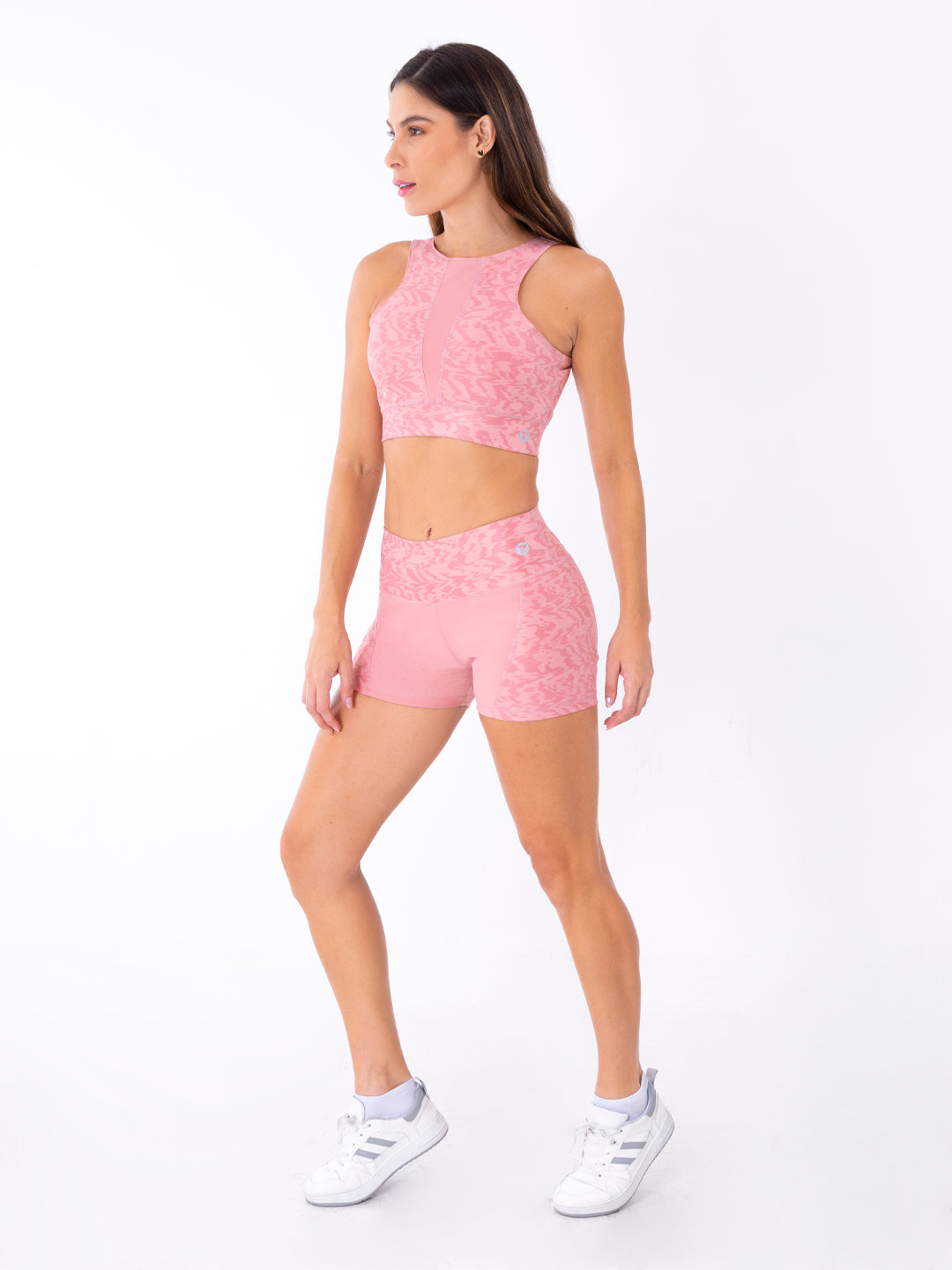 TOP SUBLIMADO STYLISH C001 - ROSA CREPE CLARO