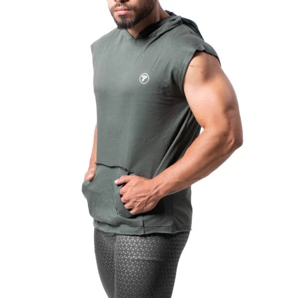 Buzo Deportivo con Capota de Hombre Beats - Verde Militar