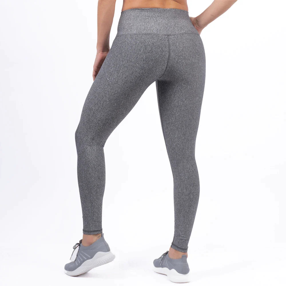 LEGGINS UNICOLOR - GRIS JASPE MEDIO